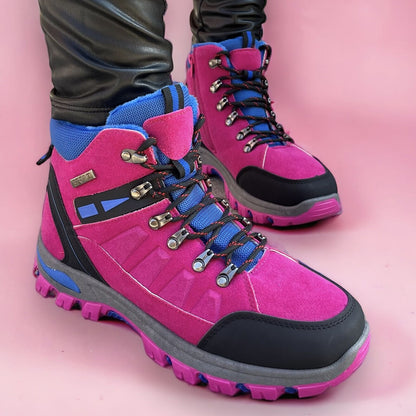 Дамски боти в цикламен цвят - Layla - Fuxia