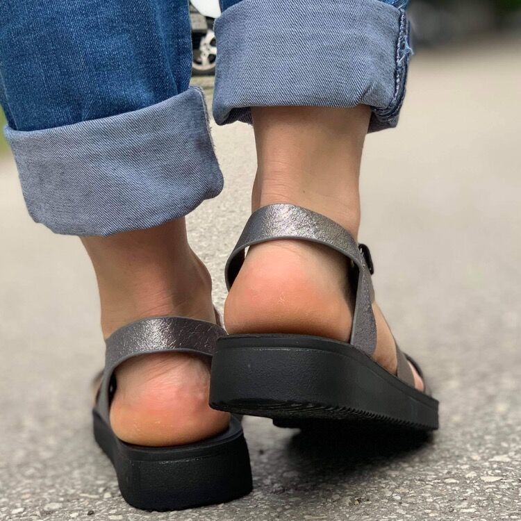 Дамски бронзови сандали - Nadiya - Tarnish