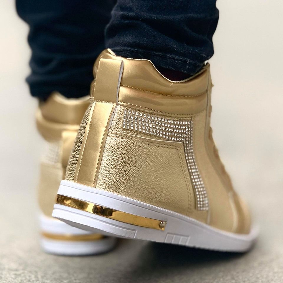 Дамски златисти кецове - Elena - Gold