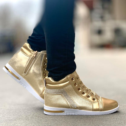 Дамски златисти кецове - Elena - Gold