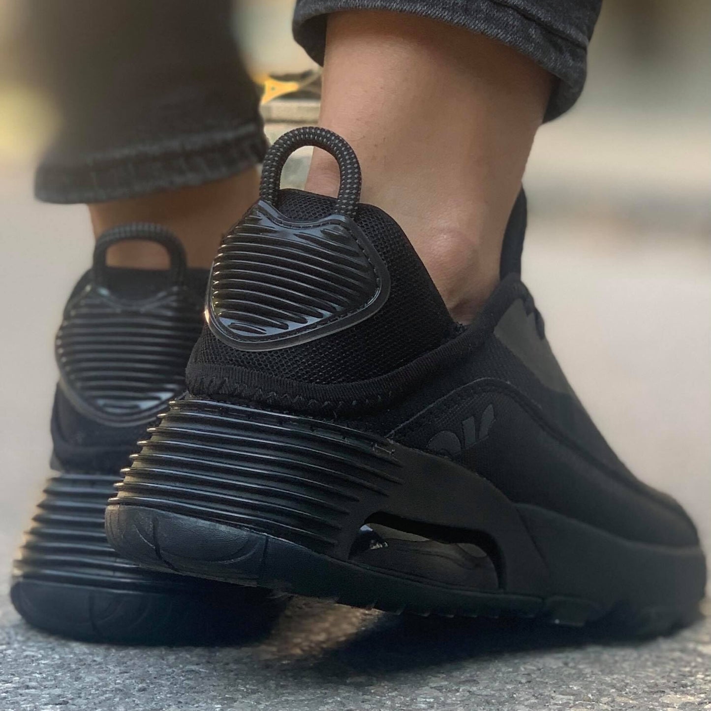 Дамски черни маратонки Alameda Black | Спортни обувки | Размери 36–42