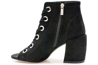 Дамски черни сандали на ток - Chianna - Black