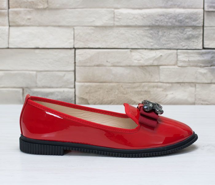 Дамски червени еспадрили - Lenny - Red