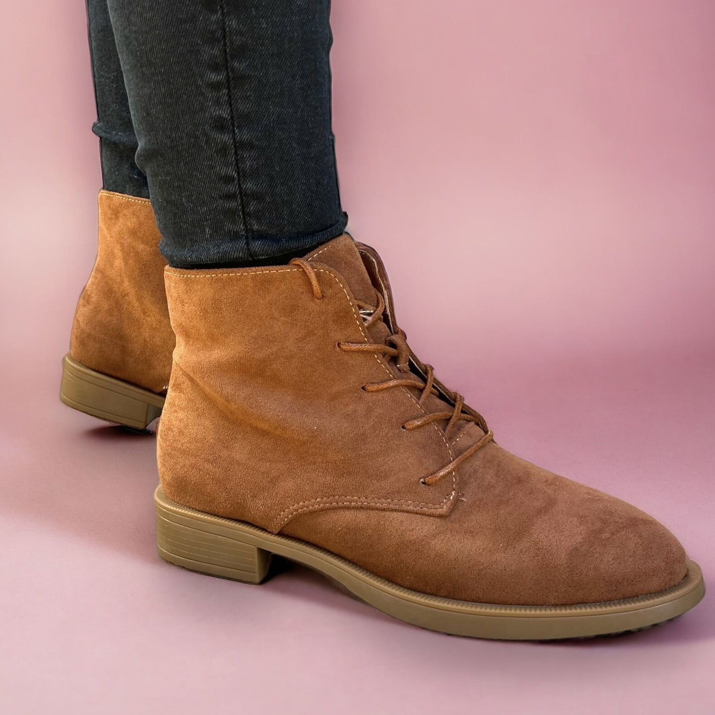 Дамски кафви боти - Linda - Brown