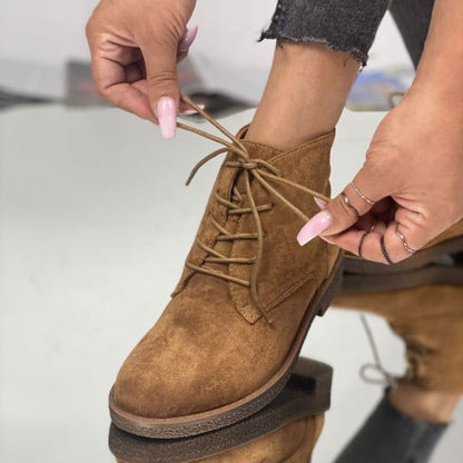 Дамски кафви боти - Linda - Brown