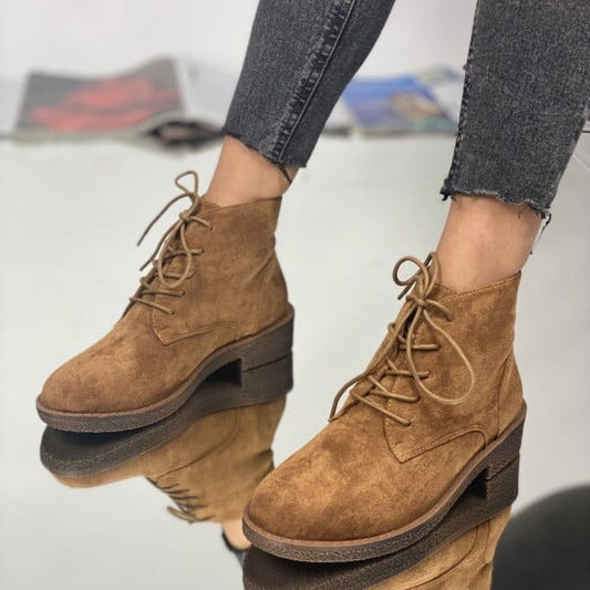 Дамски кафви боти - Linda - Brown