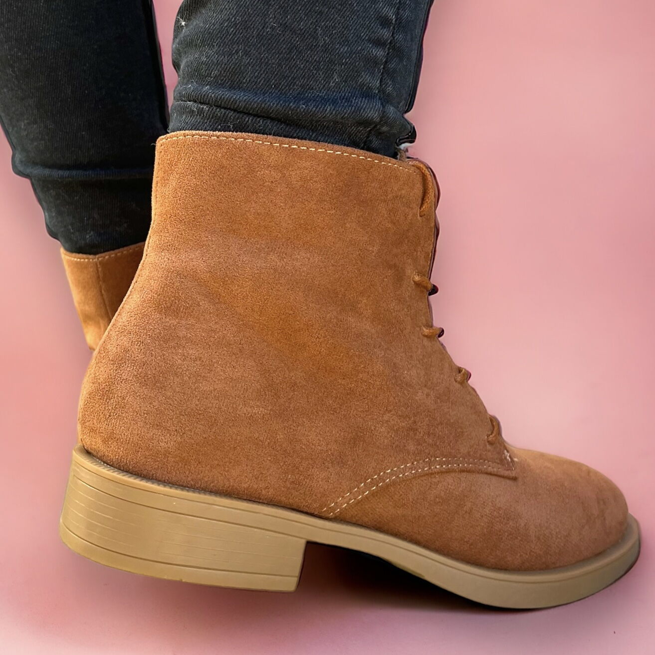 Дамски кафви боти - Linda - Brown