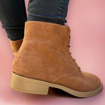 Дамски кафви боти - Linda - Brown