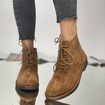 Дамски кафви боти - Linda - Brown