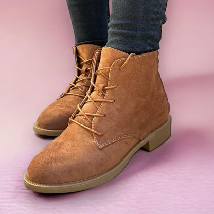 Дамски кафви боти - Linda - Brown