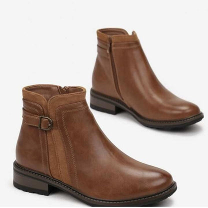 Дамски кафяви боти - Carol - Brown