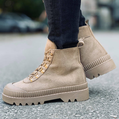 Дамски кафяви боти - Janice - Khaki