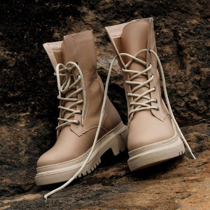 Дамски кафяви боти - Carlynda -  Brown