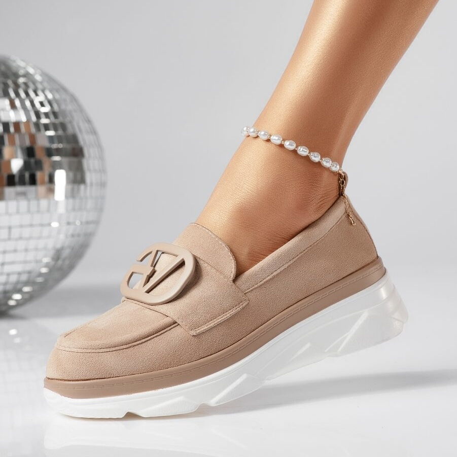 Дамски кафяви еспадрили - Lucy - Brown