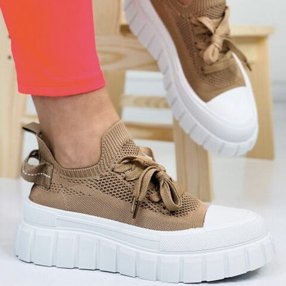 Дамски кафяви кецове - Sierra - Khaki