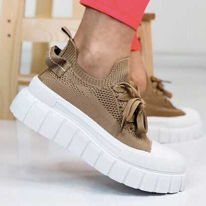 Дамски кафяви кецове - Sierra - Khaki