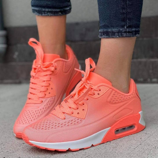 Дамски коралови  маратонки - Elina -  Lt Orange