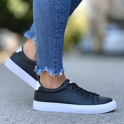 Дамски кожени кецове Benito-Black