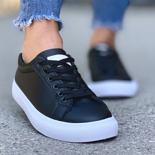 Дамски кожени кецове Benito-Black