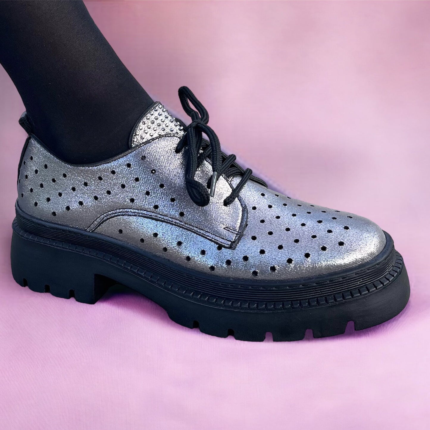 Дамски обувки в графитен цвят - Nilsa - Graphite