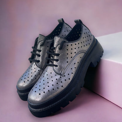 Дамски обувки в графитен цвят - Nilsa - Graphite