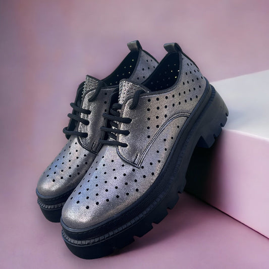 Дамски обувки в графитен цвят - Nilsa - Graphite