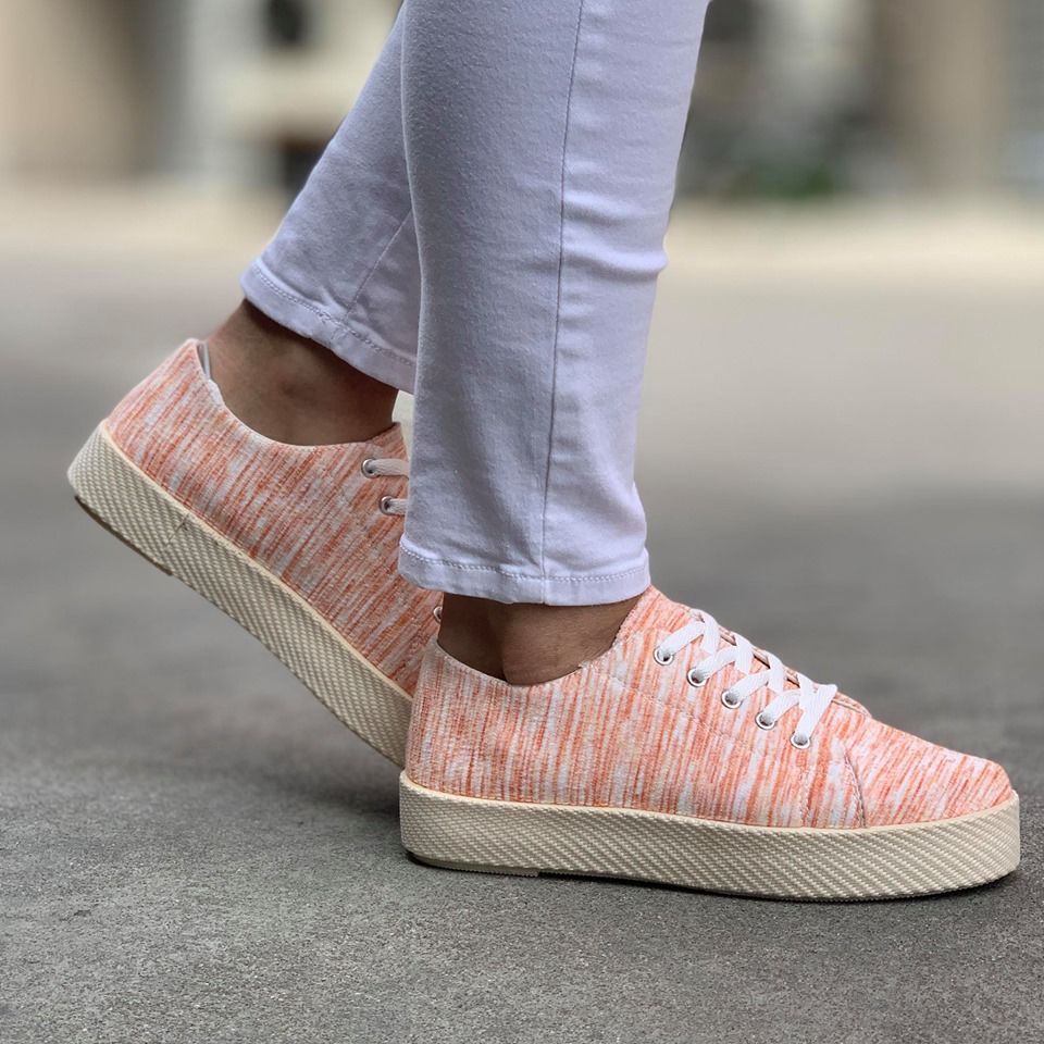 Дамски оранжеви кецове - Raven - Orange