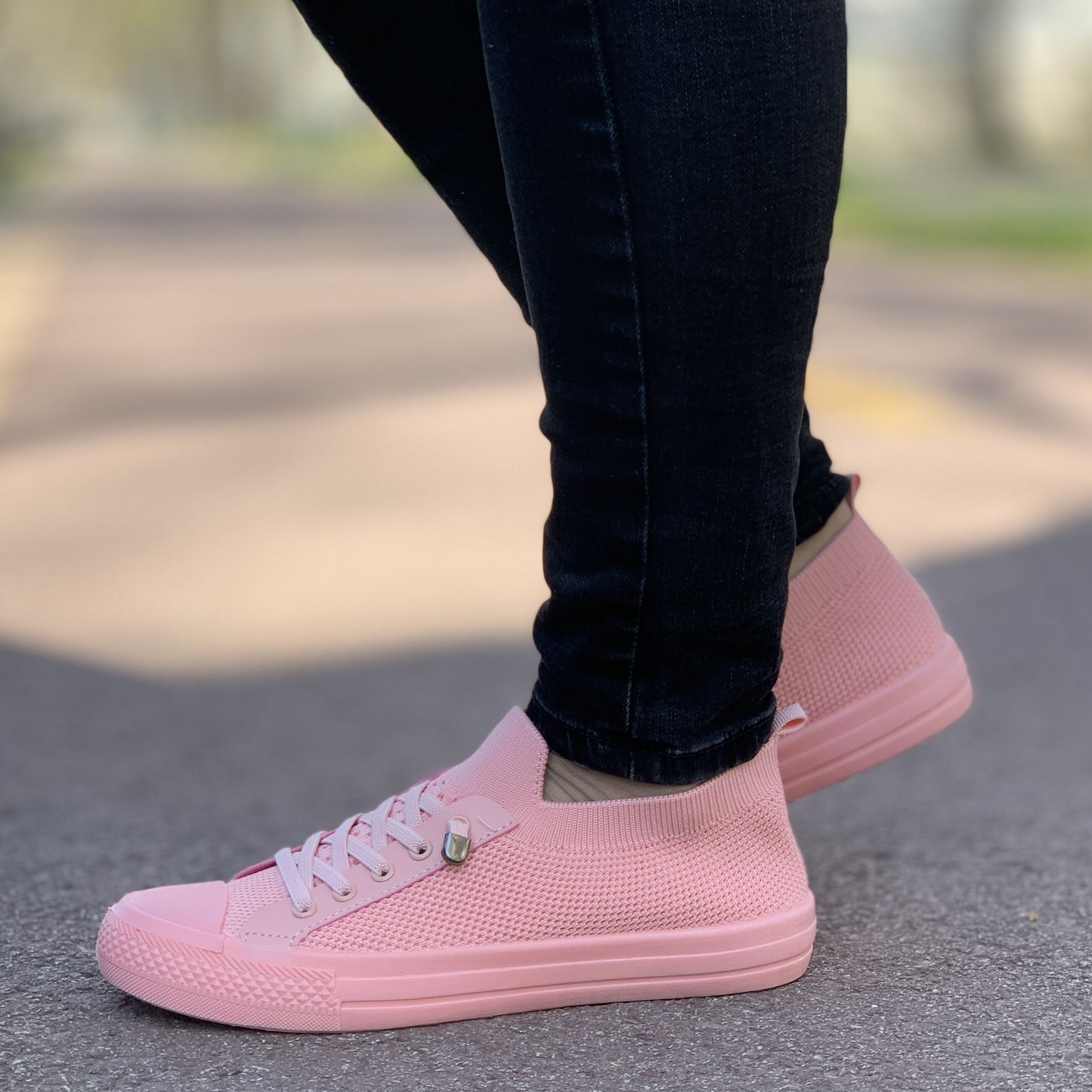 Дамски розови кецове - Catori - Pink