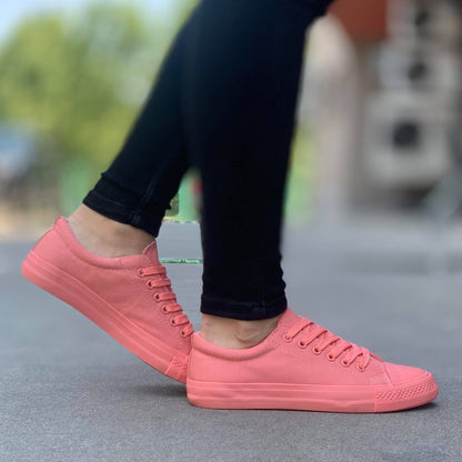 Дамски розови кецове - Nikol - Pink