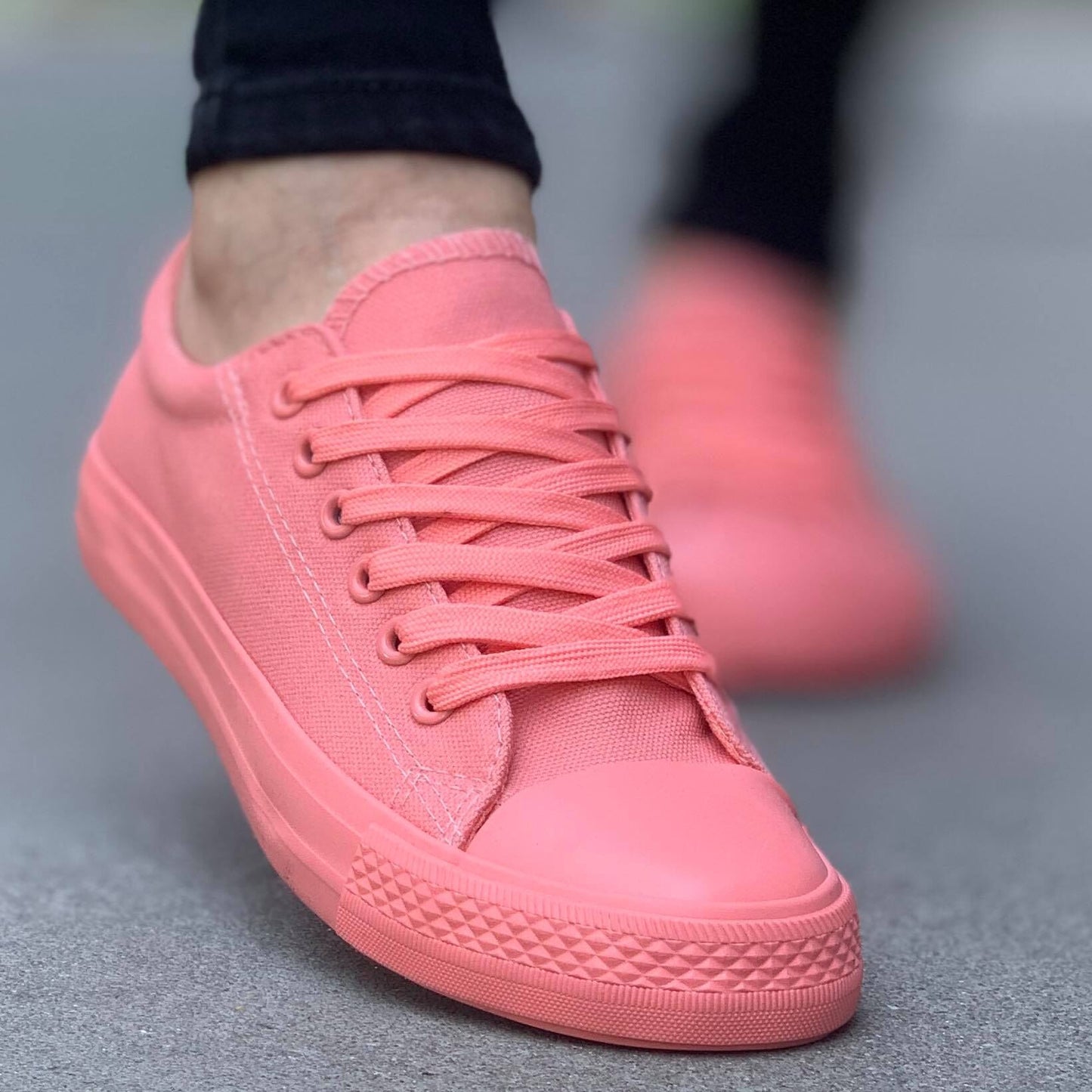 Дамски розови кецове - Nikol - Pink