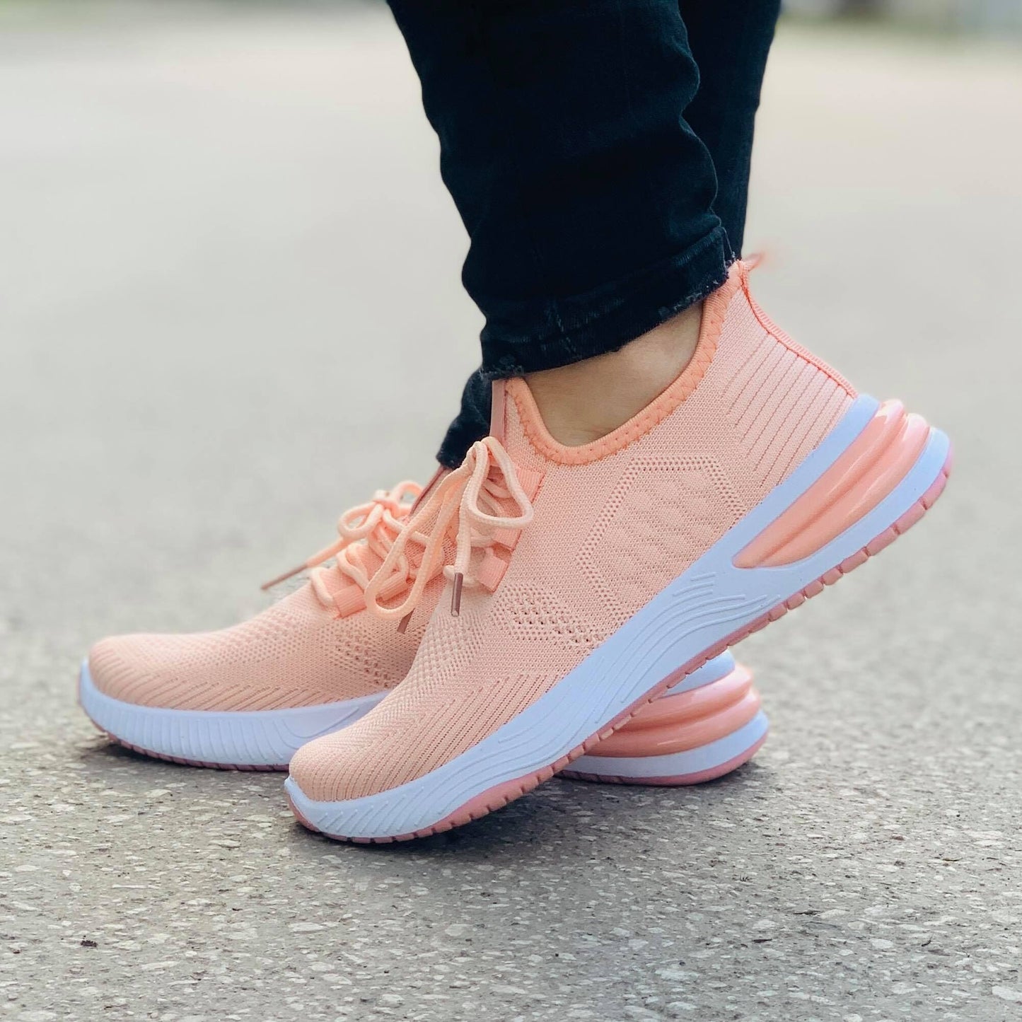 Дамски розови маратонки Aaralyn Pink | Дишащ плат | Размери 36–41