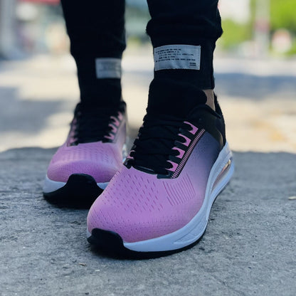 Дамски розови маратонки Abey Pink Black – Дишащи и Леки
