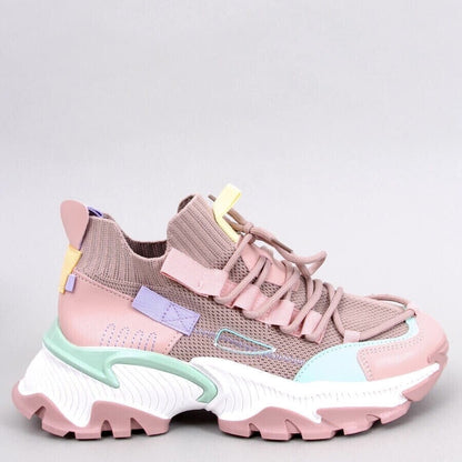 Дамски розови маратонки - Arya - Pink