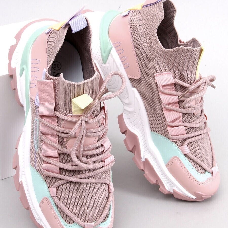 Дамски розови маратонки - Arya - Pink