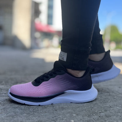 Дамски розови маратонки - Bayle - Pink - Black