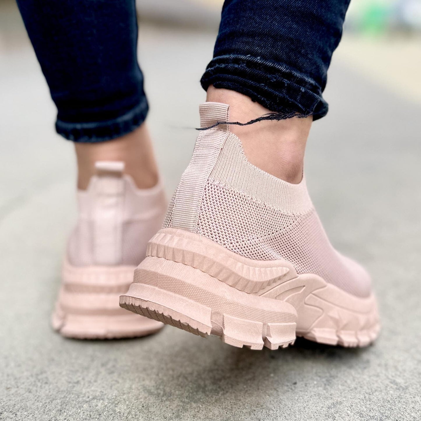 Дамски розови маратонки - Bella - Pink
