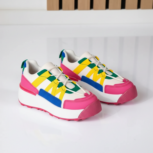 Дамски розови маратонки Brielle Pink | Текстил | Размери 36–40