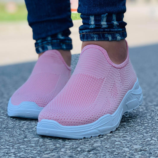 Дамски розови  маратонки - Ilies - Pink