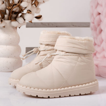 Дамски шушлякови апраски с каракул - Amadeos - Beige