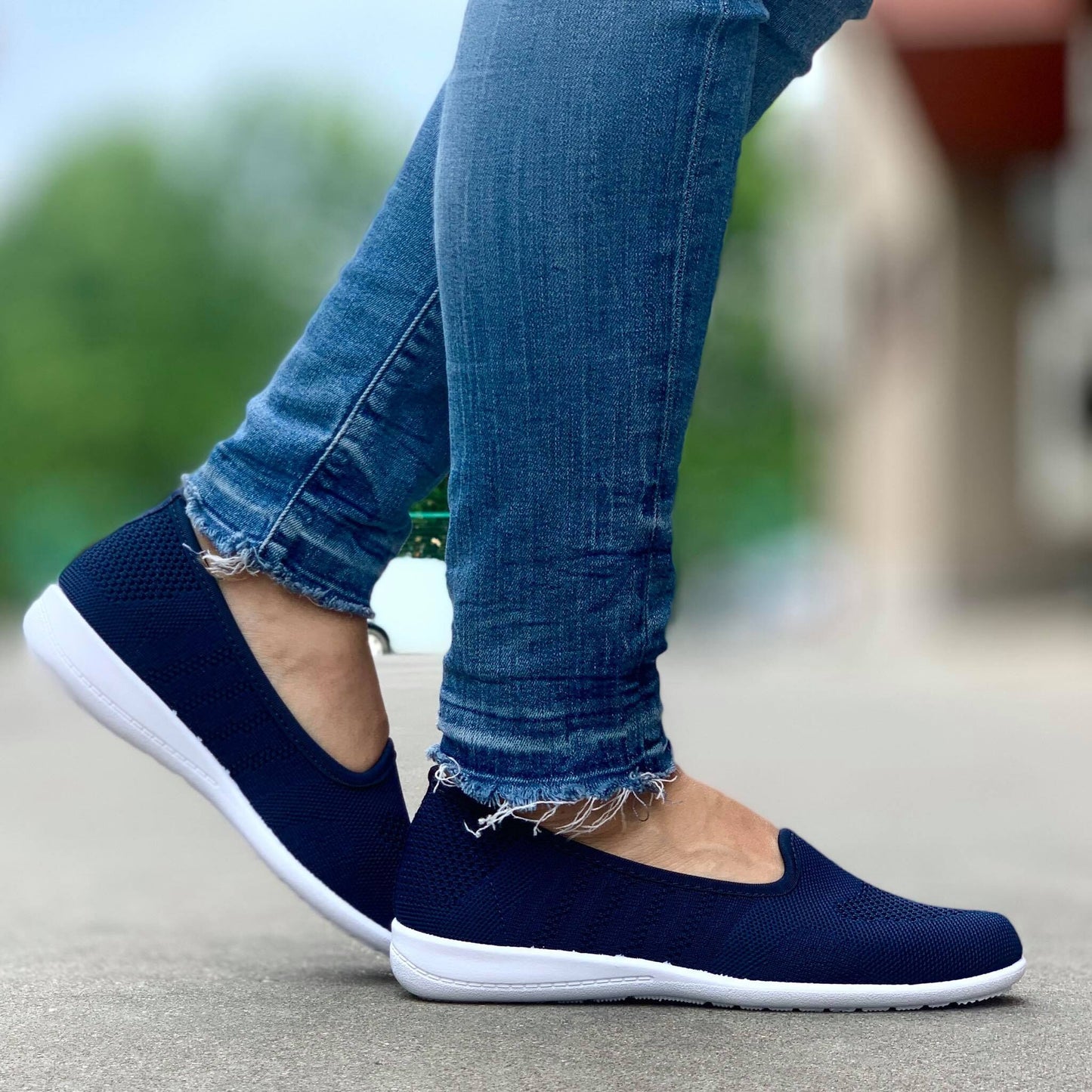 Дамски сини еспадрили - Clara - Blue