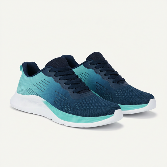 Дамски сини маратонки Bayle Navy | Дишащ плат | Размери 36–40