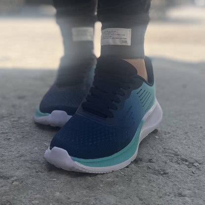 Дамски сини маратонки Bayle Navy | Дишащ плат | Размери 36–40