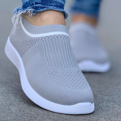 Дамски сиви маратонки - Acasia - Grey