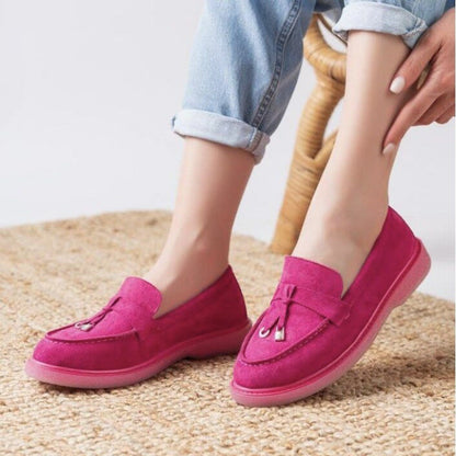 Дамски цикламени еспадрили - Ciera - Funxia