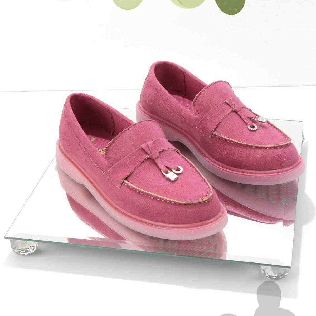 Дамски цикламени еспадрили - Ciera - Funxia