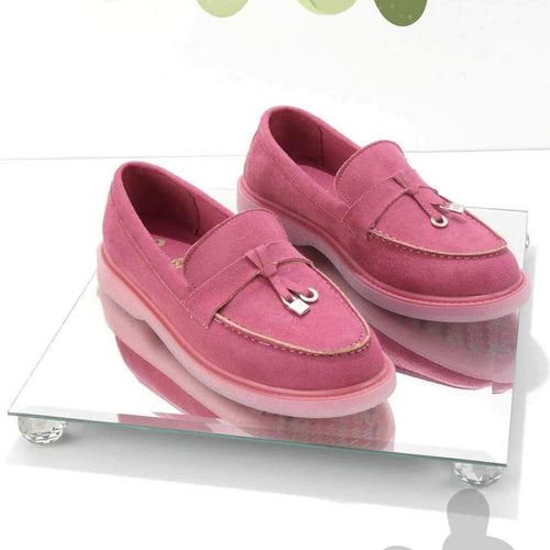 Дамски цикламени еспадрили - Ciera - Funxia