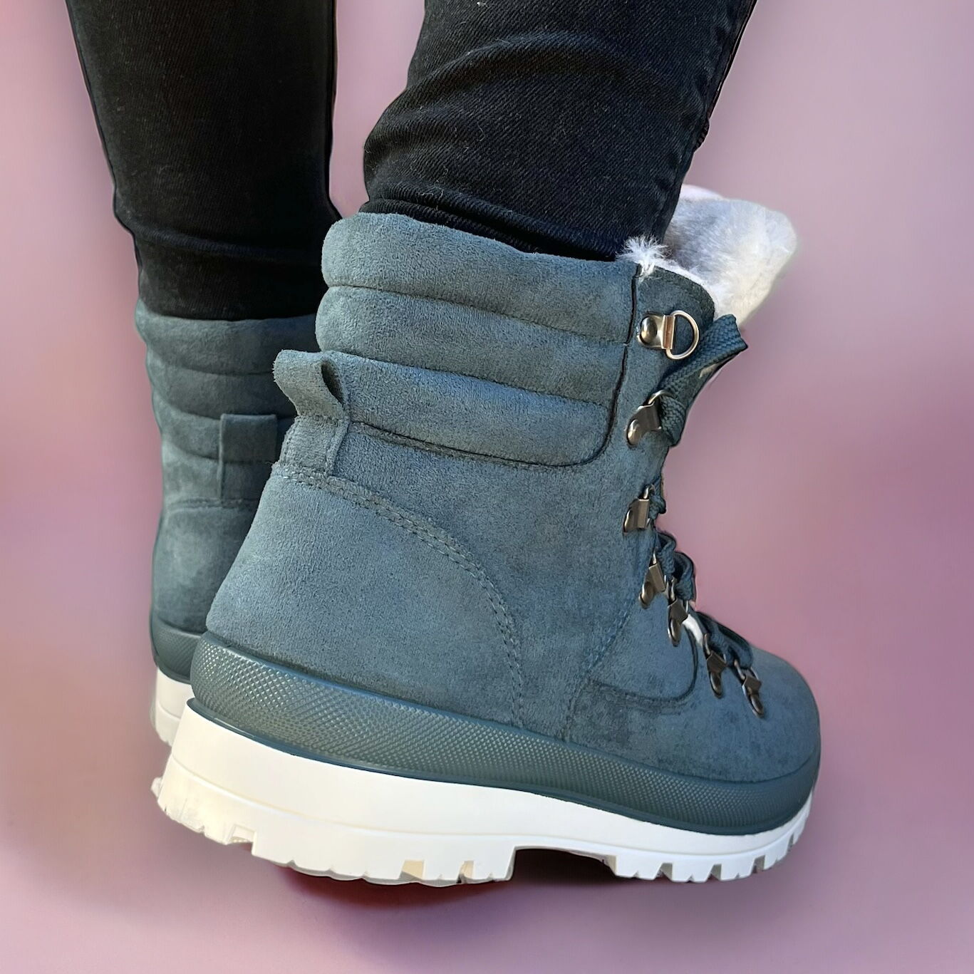 Дамски зелени боти - Cheryl - Green