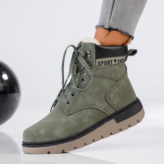 Дамски зелени боти - Heather - Green