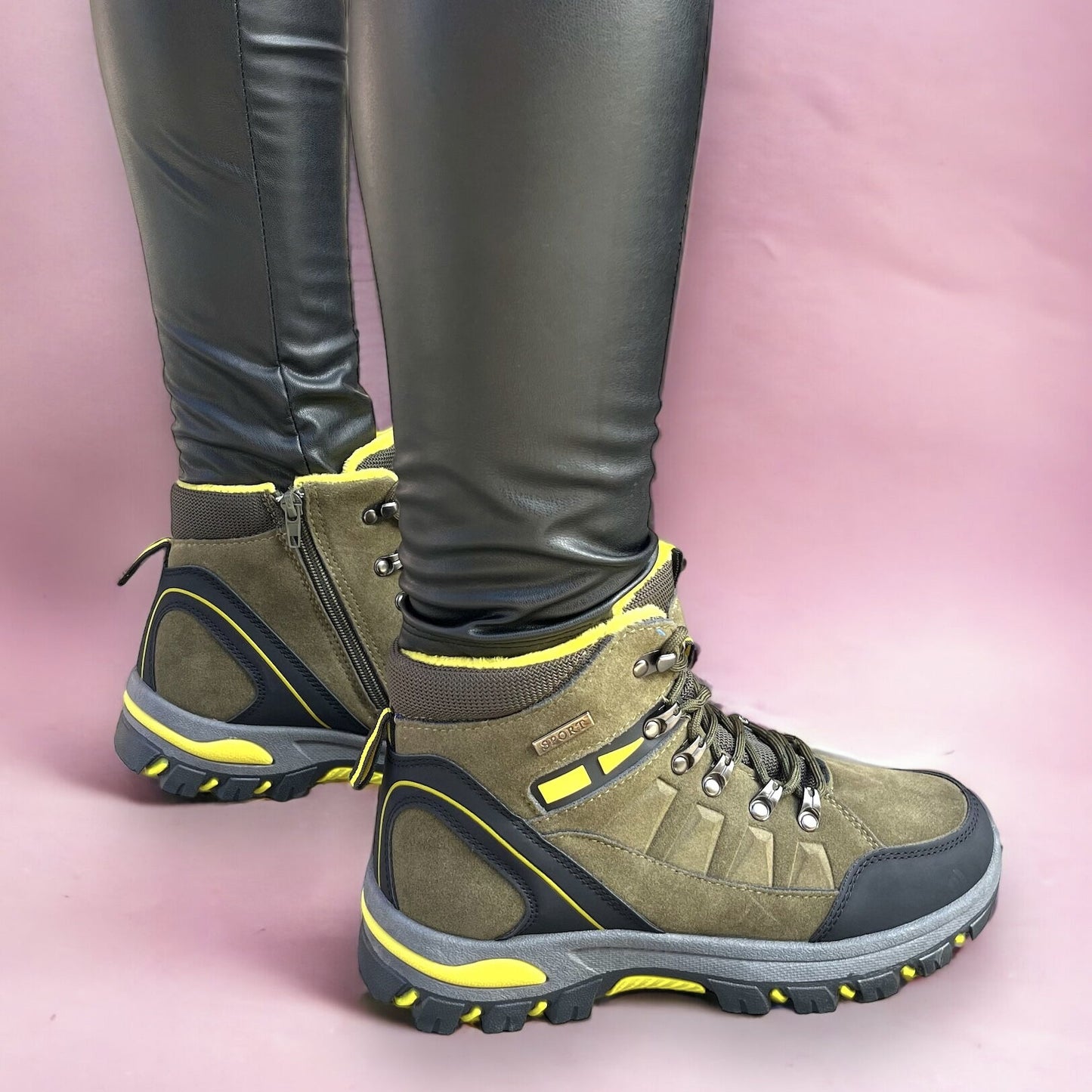 Дамски зелени боти - Layla - Green