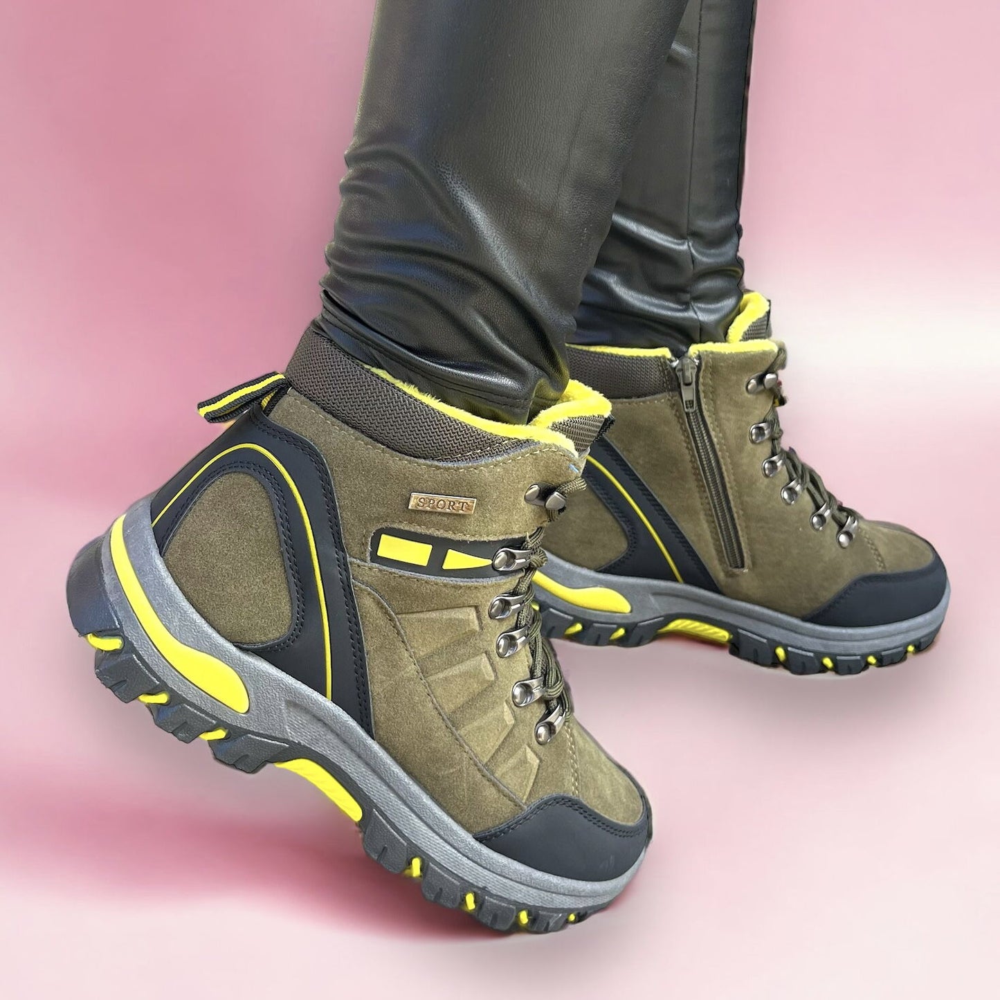 Дамски зелени боти - Layla - Green